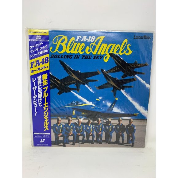 Japanese Laserdisc SS058-6048 F/A-18 Blue Angels Rolling in the Sky Documentary - Picture 9 of 10